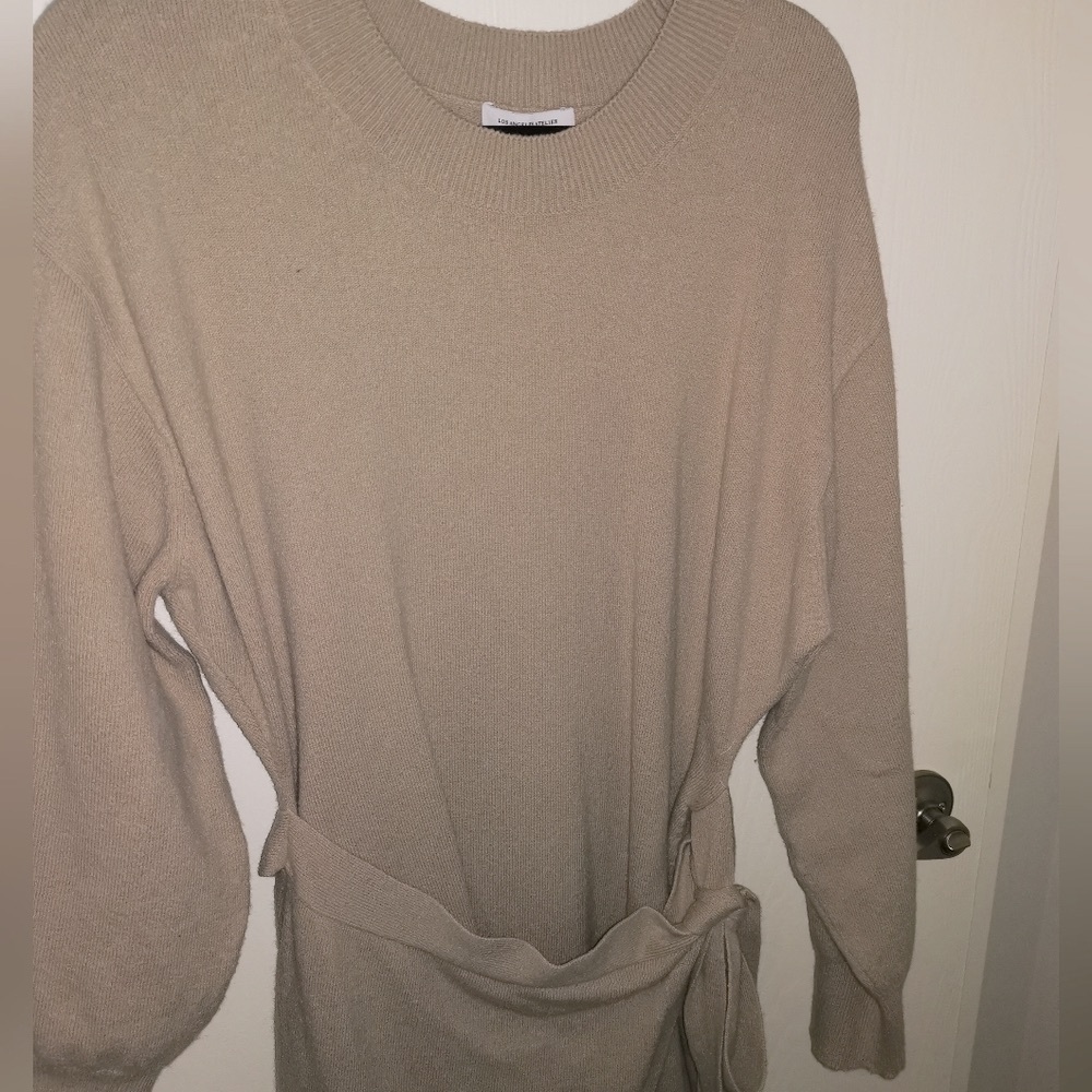 & Other Stories Midi Wrap Sweater Dress - Picture 3 of 5